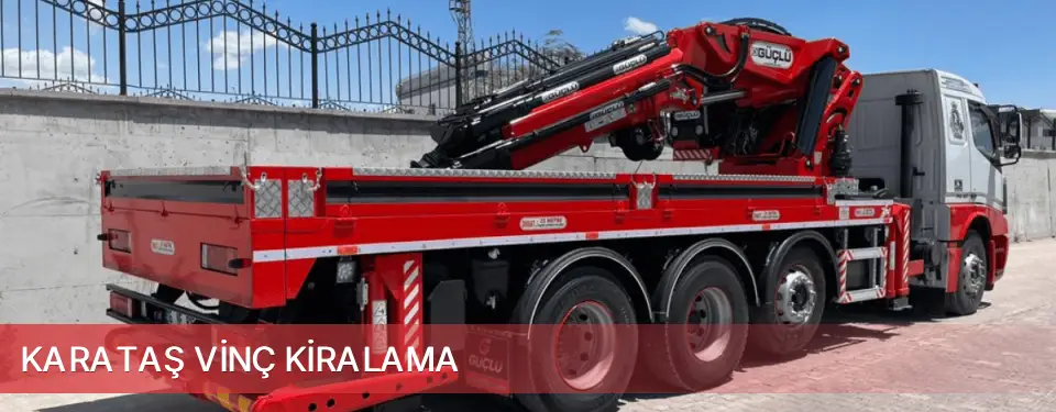 Karataş İlçemi Vinç Kiralama